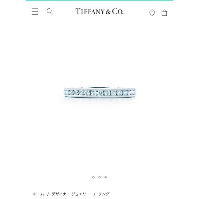 Tiffany & Co.(ティファニー)のhksi様専用  ティファニー♡ハーフエタニティ リング レディースのアクセサリー(リング(指輪))の商品写真