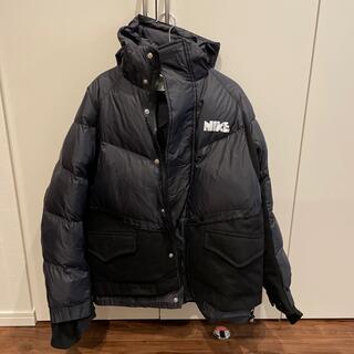 サカイ(sacai)のNIKE×sacai ナイキ×サカイ ダウンジャケット M ブラック(ダウンジャケット)