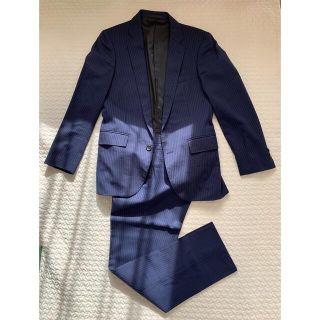 JUN MEN  ネイビー　ストライプ柄 スーツセットアップ メンズ服(セットアップ)