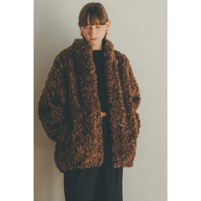 クラネ　CLANE CURL FUR SHORT COAT レディースのジャケット/アウター(毛皮/ファーコート)の商品写真