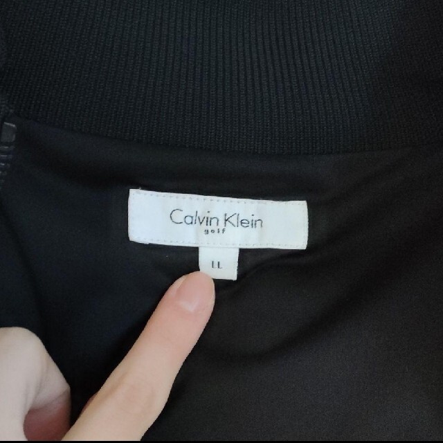 Calvin Klein(カルバンクライン)の【専用】カルバンクライン　ゴルフ　アウター　黒 メンズのジャケット/アウター(ナイロンジャケット)の商品写真