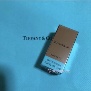 ティファニー(Tiffany & Co.)のティファニー　ローズゴールド　オードパルファム  ミニサイズ  新品未使用(香水(女性用))