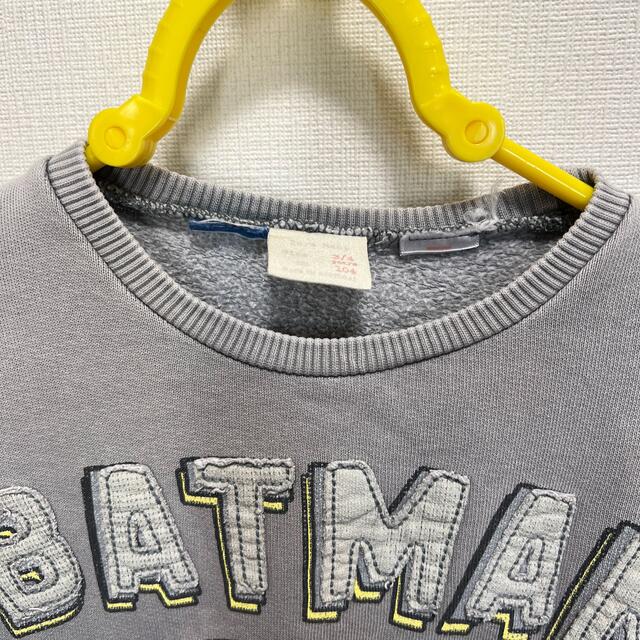 ZARA KIDS(ザラキッズ)のZARAbaby トレーナー　スウェット　綿生地　裏起毛なし　バットマン キッズ/ベビー/マタニティのキッズ服男の子用(90cm~)(Tシャツ/カットソー)の商品写真