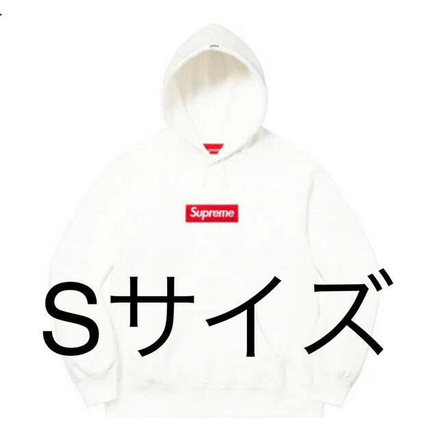 supreme Box Logo Hooded Sweatshirt white