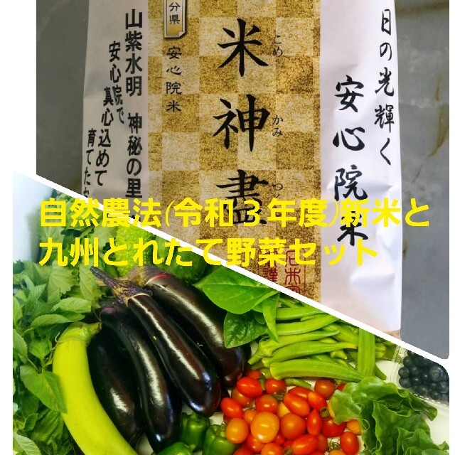 令和３年産新米と九州とれたて野菜セット 食品/飲料/酒の食品(米/穀物)の商品写真