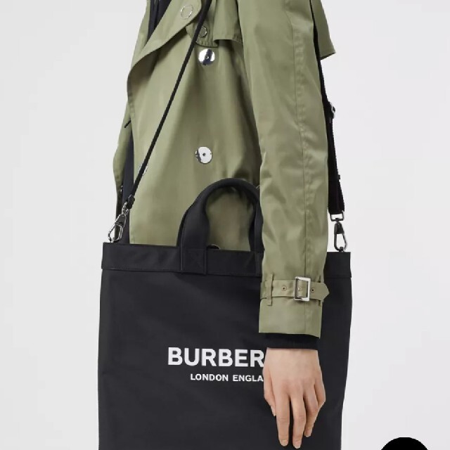 新作正規品☆BURBERRY ロゴプリント ECONYL トートバッグ