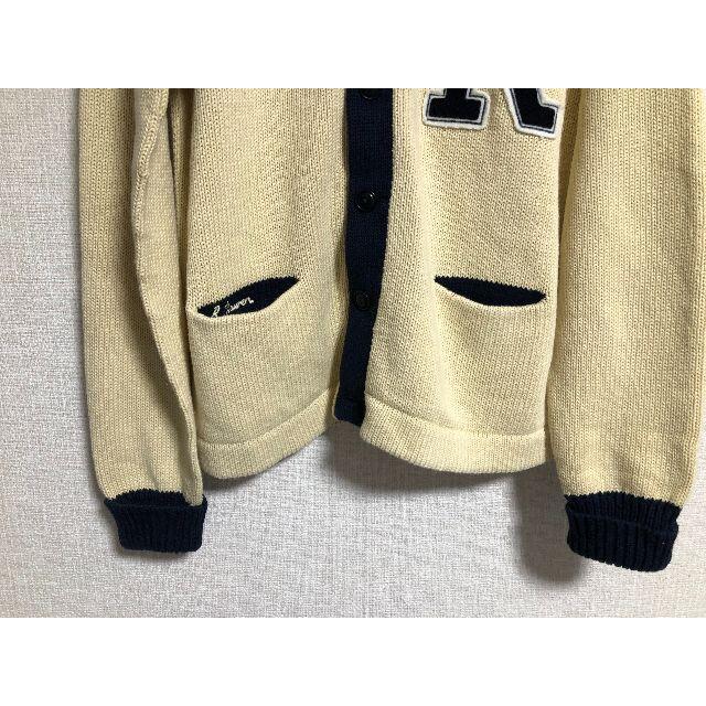 POLO RALPH LAUREN(ポロラルフローレン)の★やまし様専用★ポロラルフローレン カレッジ風カーディガン XXLサイズ メンズのトップス(カーディガン)の商品写真