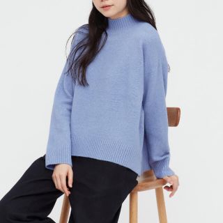 ユニクロ(UNIQLO)の最終お値下げ★UNIQLO スフレヤーンモックネックセーター(ニット/セーター)