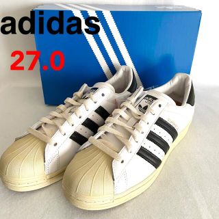 アディダス(adidas)の【新品✨】アディダス　スーパースター　ビンテージデザインスホワイスニーカー　27(スニーカー)