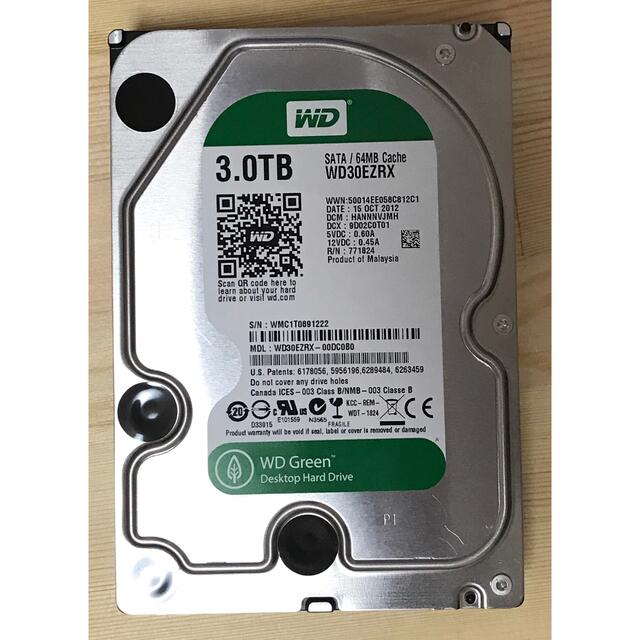 WESTERN DIGITAL WD30EZRX 3TB