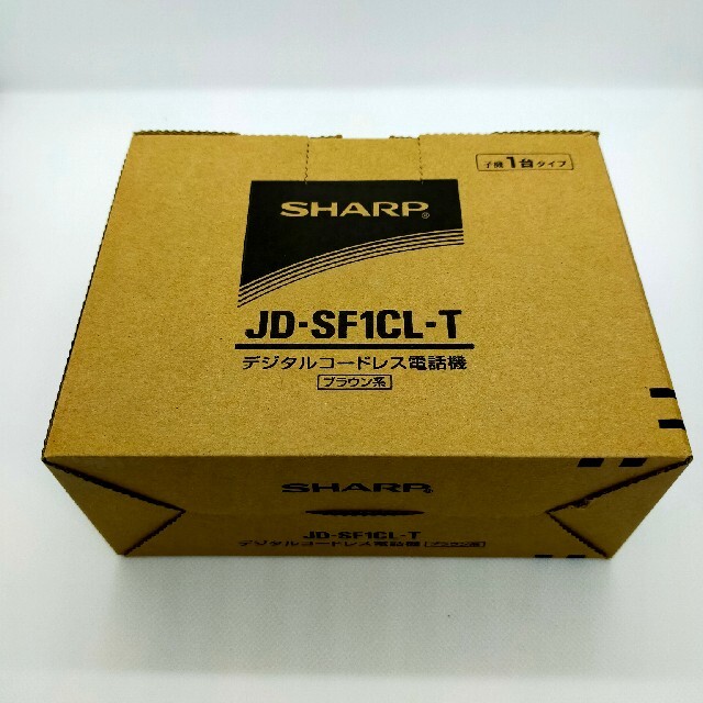SHARP(シャープ)のSHARP 電話機 JD-SF1CL-T スマホ/家電/カメラの生活家電(その他)の商品写真