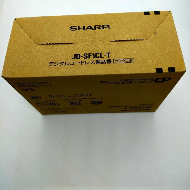 SHARP(シャープ)のSHARP 電話機 JD-SF1CL-T スマホ/家電/カメラの生活家電(その他)の商品写真