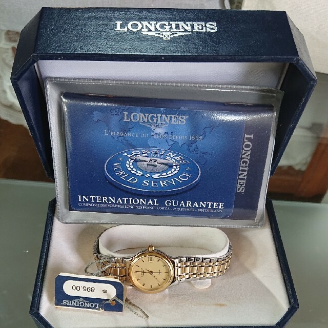 LONGINES(ロンジン)の破格値での最終価格⇒腕時計女性用高級ロンジン レディースのファッション小物(腕時計)の商品写真