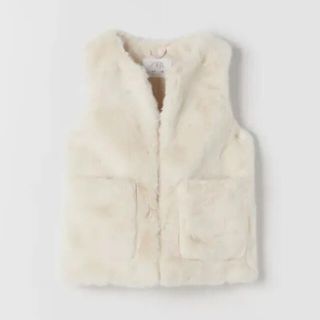 ザラキッズ(ZARA KIDS)のザラキッズ　フェイクファーベスト(ベスト/ジレ)