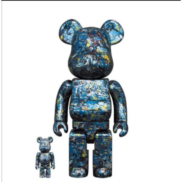 BE@RBRICK Jackson Pollock 100％ & 400％