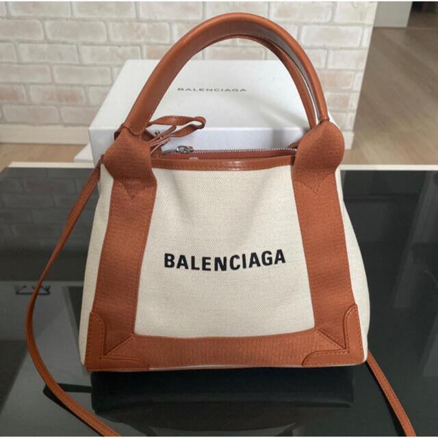 男女兼用 BALENCIAGA BAG - 【バレンシアガ 】NAVY CABAS トートバッグ