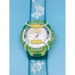 カシオ(CASIO)のM39）かわいい(*'▽')カシオ・ベビーG電池交換イエローグリーン腕時計(腕時計)