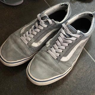 ヴァンズ(VANS)のvans オールドスクール　ブルー　スエード(スニーカー)