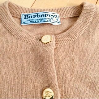 BURBERRY - バーバリー スコットランド製 ジーロンラムウール100