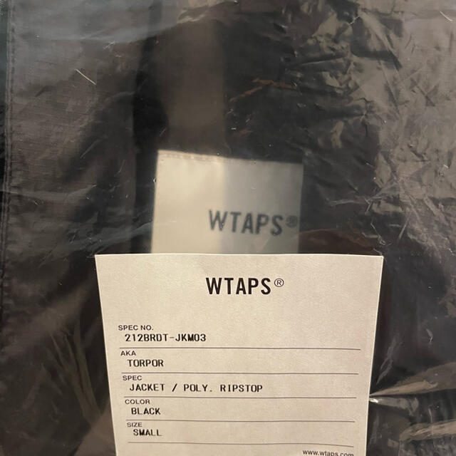 W)taps(ダブルタップス)の新品 送料込 21AW wtaps TORPOR トーパー ダウン 黒 メンズのジャケット/アウター(ダウンジャケット)の商品写真