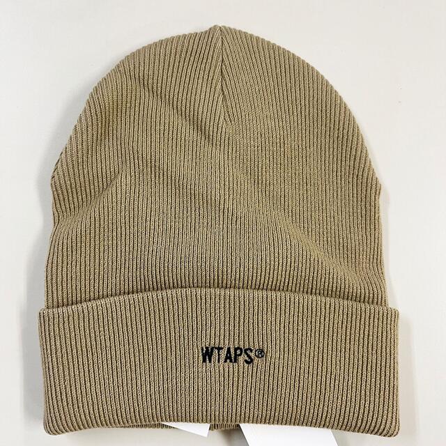 ニット帽/ビーニー新品完売 WTAPS BEANIE ニットキャップ ダブルタップス ベージュ