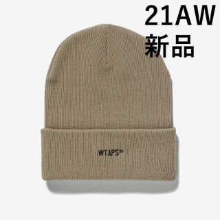 ダブルタップス(W)taps)の新品完売 WTAPS BEANIE ニットキャップ ダブルタップス ベージュ(ニット帽/ビーニー)