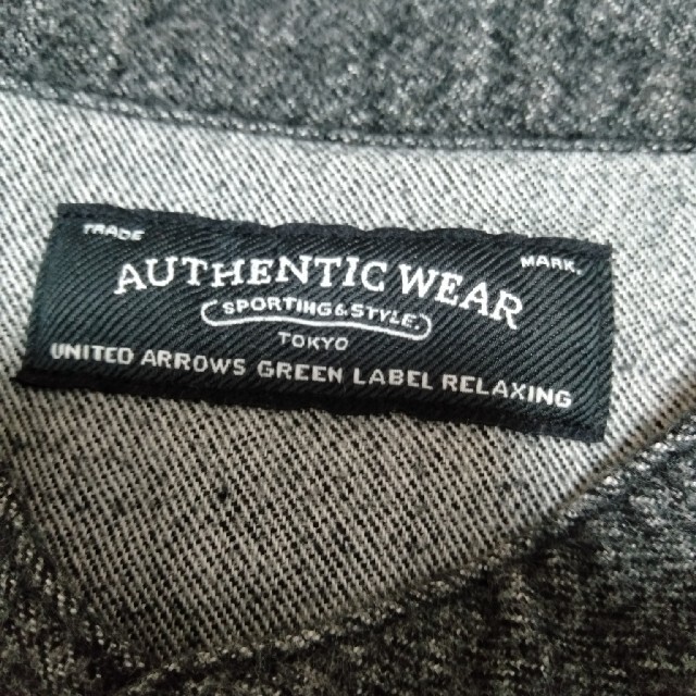 UNITED ARROWS(ユナイテッドアローズ)のユナイテッドアローズ　ブラック黒メンズ長袖シャツ メンズのトップス(シャツ)の商品写真