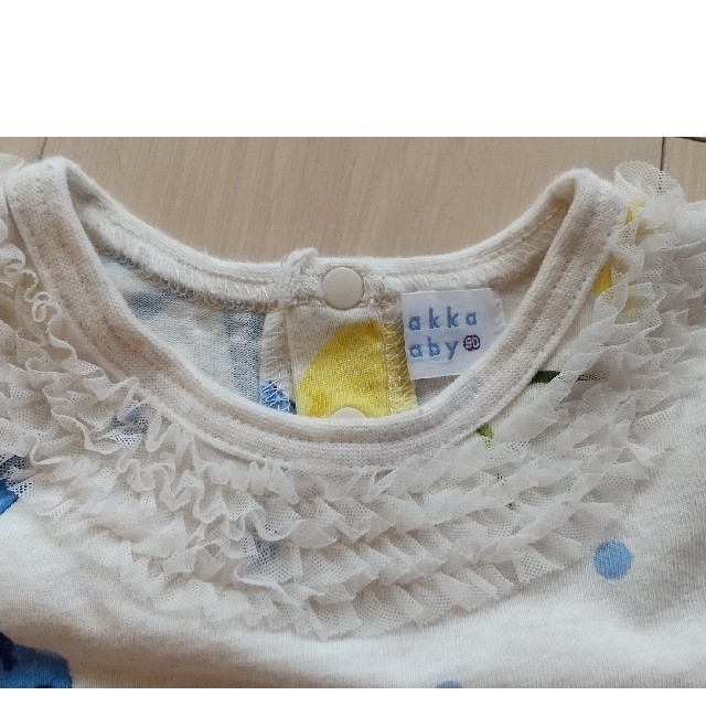 hakka baby(ハッカベビー)のhakka baby カットソー　サイズ90 キッズ/ベビー/マタニティのキッズ服女の子用(90cm~)(Tシャツ/カットソー)の商品写真