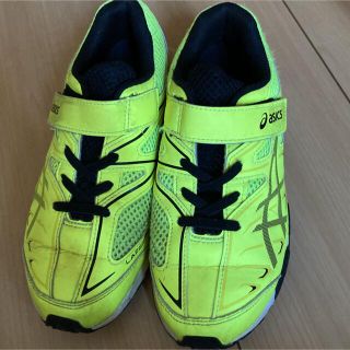 アシックス(asics)のアシックス　レーザービーム　21.5cm イエロー(スニーカー)