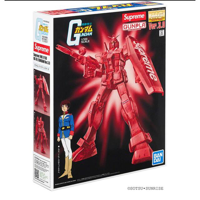 エンタメ/ホビーSupreme RX-78-2 GUNDAM Ver.3.0 ガンダム 未開封