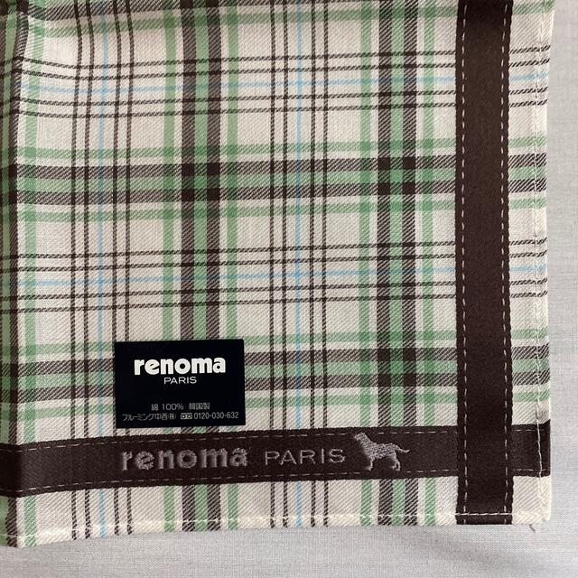 RENOMA(レノマ)のレノマ　ハンカチ　チェック　未使用品　#1380 レディースのファッション小物(ハンカチ)の商品写真