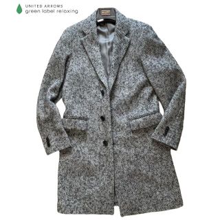 ユナイテッドアローズ(UNITED ARROWS)の美品/ green label relaxing/ウールアルパカチェスターコート(チェスターコート)