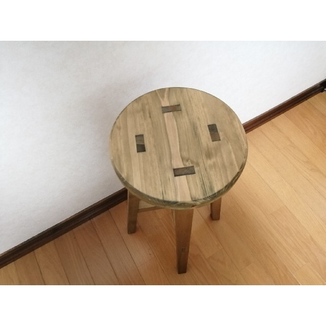 木製スツール　高さ56cm　丸椅子　stool