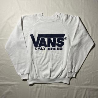 ヴァンズ(VANS)の80s VANS CALY BREED スウェットシャツ Hanes USA製(スウェット)