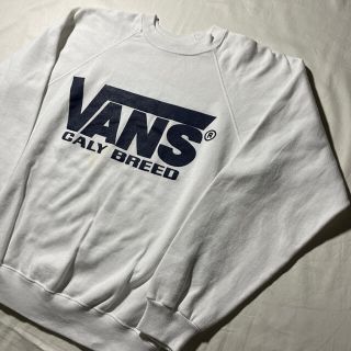 美品 80s USA製 VANS ビッグロゴ デカロゴ スウェット トレーナー