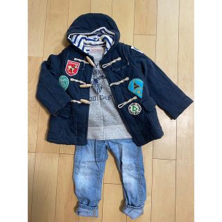 【USED美品】DENIM DUNGAREE  ウラガエシ  ステンカラーコート