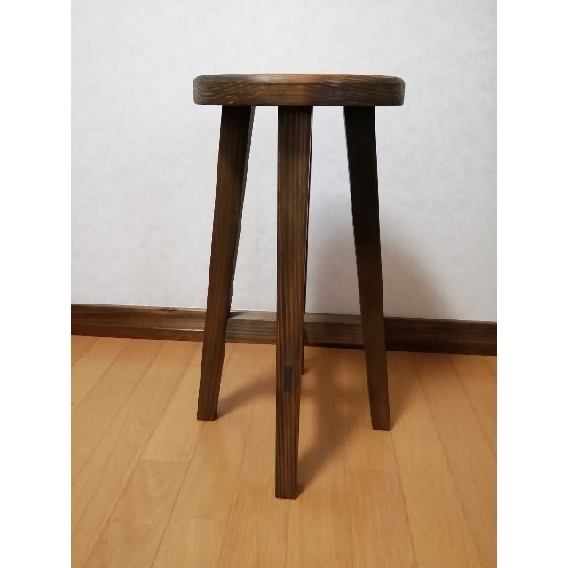 木製スツール 高さ60cm 丸椅子 stool - スツール