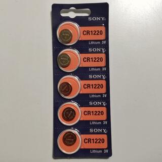パナソニック(Panasonic)のSONY CR1220 5個入×1 ソニー ボタン コイン 電池(その他)