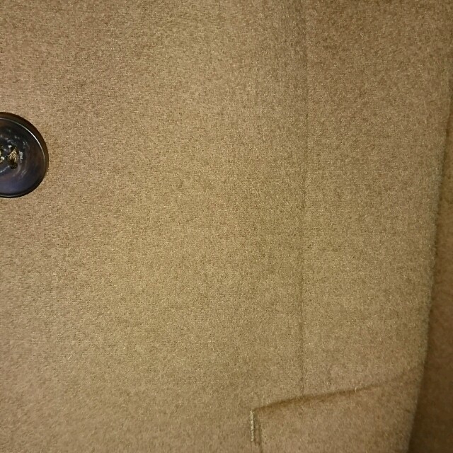 UNIQLO(ユニクロ)のカシミヤ混チェスターコート♪キャメル レディースのジャケット/アウター(チェスターコート)の商品写真