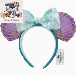 ディズニー(Disney)の【再入荷】海外ディズニー 日本未発売 リトルマーメイド アリエルカチューシャ(カチューシャ)