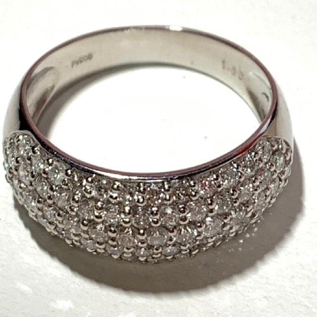 天然ダイヤモンド1ctパヴェリング レディースのアクセサリー(リング(指輪))の商品写真