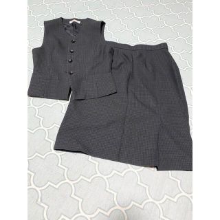 OL 制服　上下　annum  ベスト7号　スカート9号　国産品(セット/コーデ)