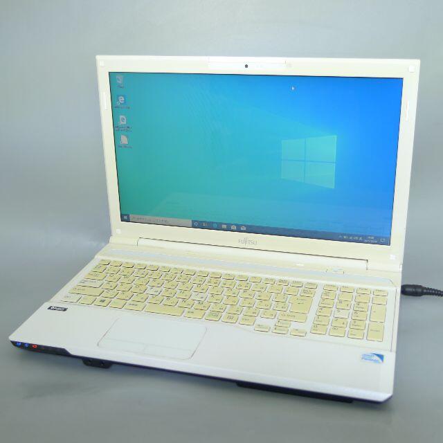 高速SSD 白 ノートpc AH42/K 4GB RW 無線 WiFi