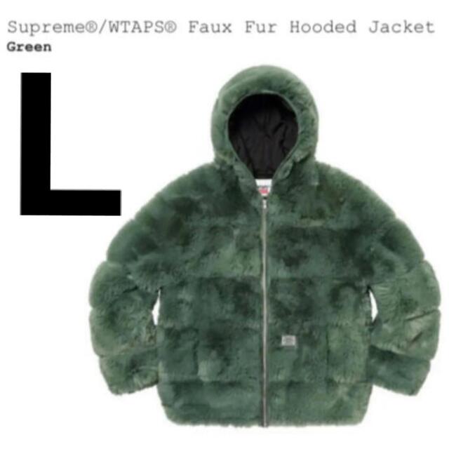 Supreme(シュプリーム)のL緑 Supreme/WTAPS Faux Fur Hooded Jacket  メンズのジャケット/アウター(ブルゾン)の商品写真