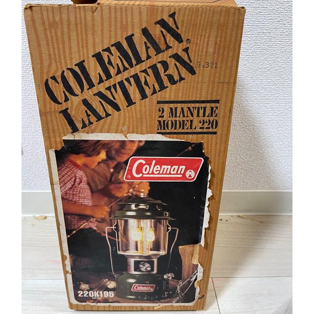 Coleman - 完全新品未使用ビンテージ品 82年8月 220K大型ガソリンツー