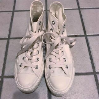 コンバース(CONVERSE)のコンバース ハイカット ホワイト 24(スニーカー)