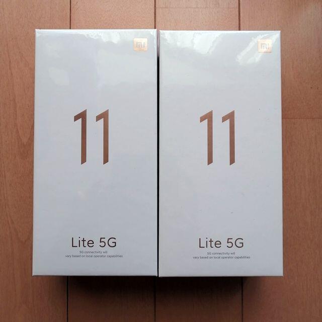 【新品未開封】XIAOMI Mi11 Lite 5G TruffleBlack 4