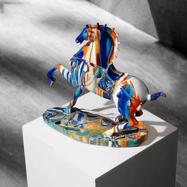 ることがⅱ 陶磁器 家庭用 置物 放置物現代芸術品の通販 by Ritahome｜ラクマ 馬の置物 アイデア プレミアム リビング サイズの
