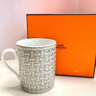 エルメス(Hermes)のエルメス　HERMES モザイク プラチナ　ヴァンキャトル 新品未使用 (食器)