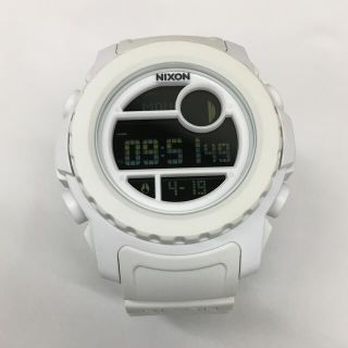 ニクソン(NIXON)のNIXON THE SUPER UNIT ホワイト　レア品(腕時計(デジタル))